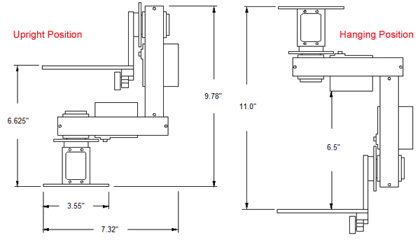 Dimensiones del kit pan and til PT785. Medidas en Pulgadas