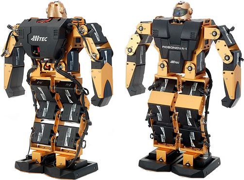 Robonova es un robot de gran precision capaz  de ejecutar movimientos sincronizados