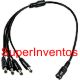 CABLE ALIMENTACION CUADRUPLE MACHO 2,1