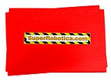 KIT 2 PANELES PVC 5 MM 30 X 40 CM ROJO