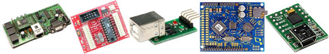 Circuitos electronicos para controlar robots, microporocesadores y microcontroladores.