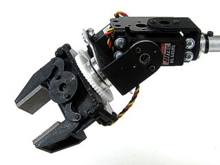 La pinza puede girarse con la ayuda del kit de expansion S300137 que se vende por separado.