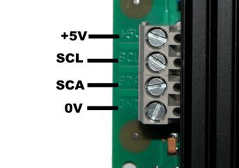 Detalle de las conexiones de la electronica del controlador MD03