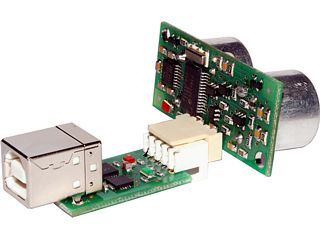 Conexión de un sensor de distancias por ultrasonidos SRF08 a un PC con la ayuda del modulo USBI2C