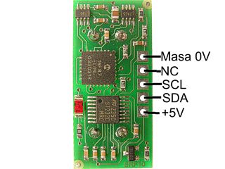 Conexiones del sensor ultrasonico srf10