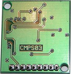 Parte trasera del sensor CMPS03