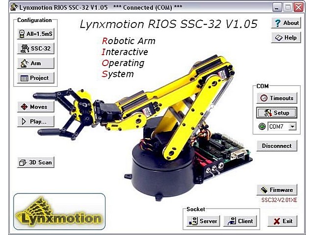 Brazo Robot en accion