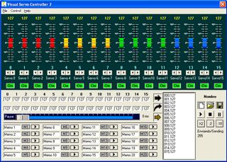 Clic to enlarge. Visual SC2 free software for servo control
