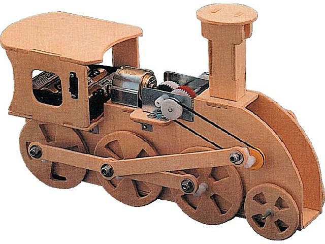 MAQUETA KIT TRAINMECH MADERA. Clic para ampliar