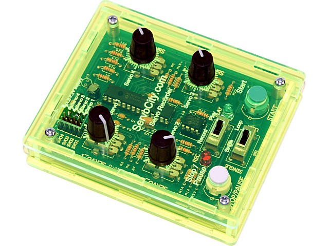 CONTROLADOR 4 SERVOS GRABADOR REPRODUCTOR. Clic para ampliar