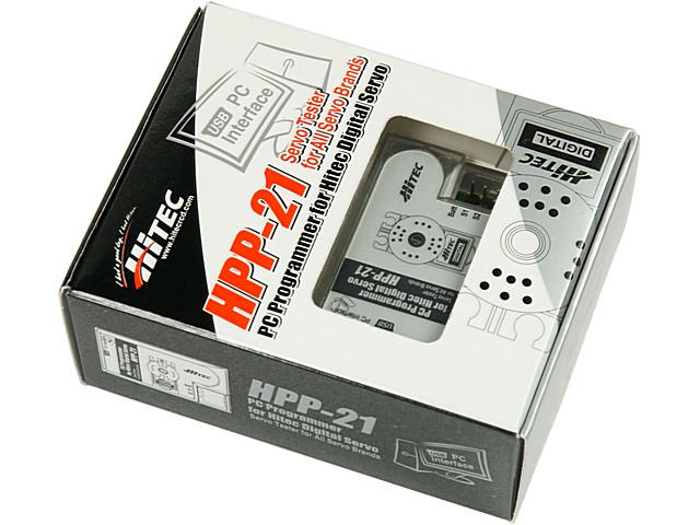 PROGRAMADOR DE SERVOS USB UNIVERSAL HPP-21. Clic para ampliar