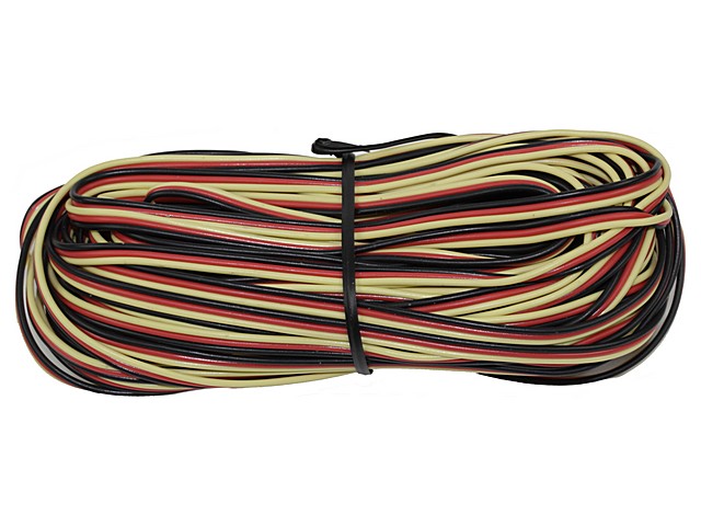 CABLE SERVO ESTÁNDAR PLANO AWG22 3 METROS. Clic para ampliar